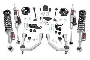 Toyota 4Runner Suspension Lift Kit - Front + Rear - Rough Country - M1R 3.5-Inch, with Upper Control Arms + Rear Track Bar Bracket - 2025+